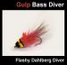 FLY - 4 GULP BASS DIVERS - ORANGE